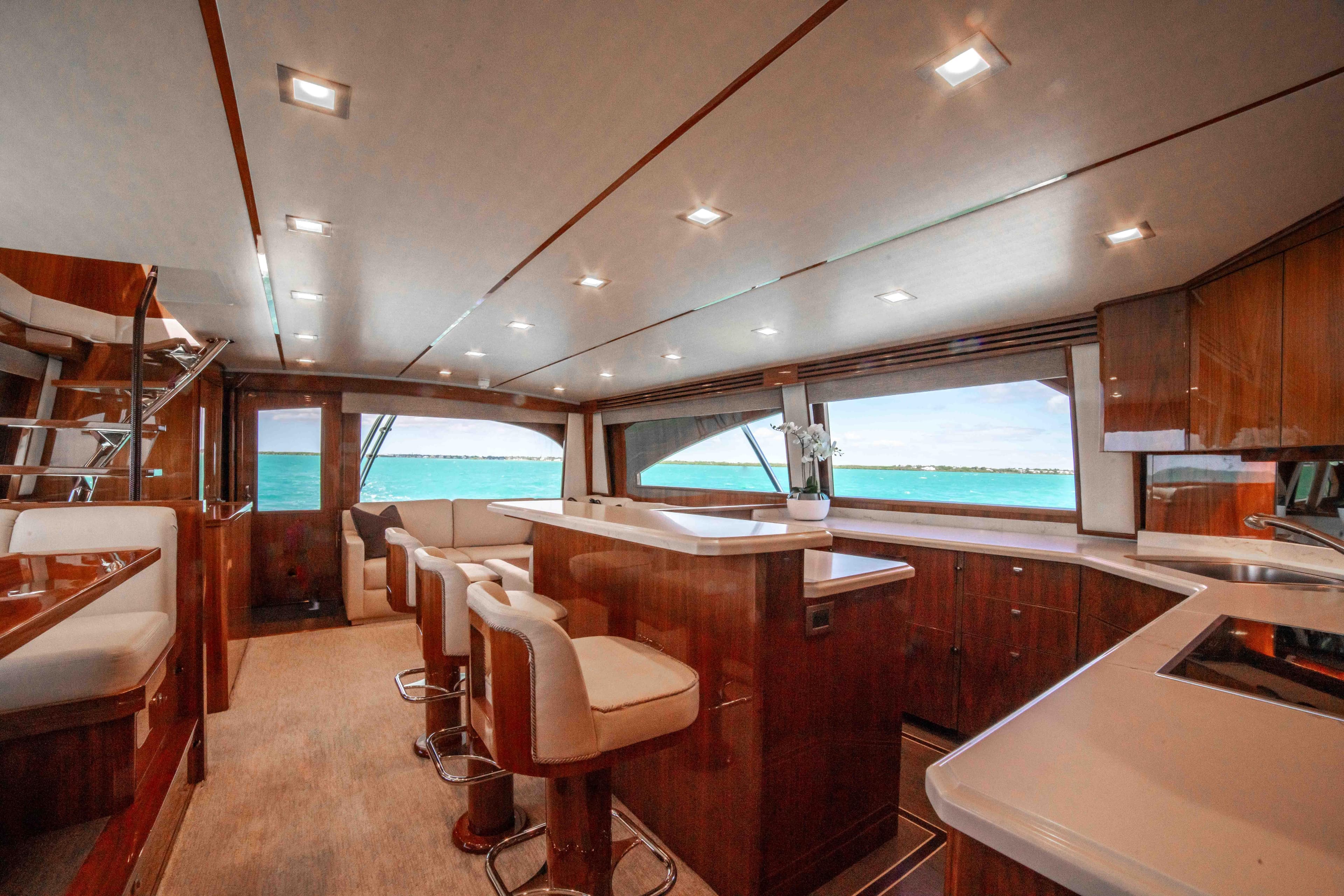 2019 Viking 72 Enclosed Bridge